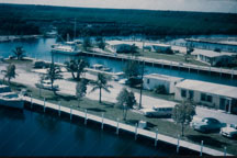 1960 or 61, view of canals and (probably) yachtels